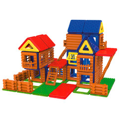 Магнитный конструктор MEGA MAGNETIC BUILD BLOCKS-129 &laquo;Построй дом&raquo;, 129 деталей, BRAUBERG KIDS, 663850