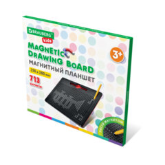 Магнитный планшет доска MAGPAD MAX для рисования 25&times;28 см, 713 шариков, BRAUBERG KIDS, 664922