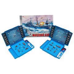 Игра настольная &laquo;Морской бой&raquo;, игровое поле 2 шт., фишки, фигурки кораблей, РК, ИН-1760