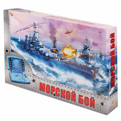 Игра настольная &laquo;Морской бой&raquo;, игровое поле 2 шт., фишки, фигурки кораблей, РК, ИН-1760