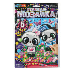 Набор для создания аппликации из гелевой мозаики, 17&times;23 см, АССОРТИ, МУЛЬТИ АРТ