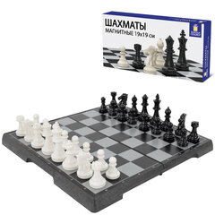 Шахматы магнитные ХИТ классические, доска 19&times;19 см, ЗОЛОТАЯ СКАЗКА, 665760