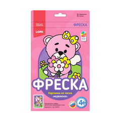 Набор для творчества, Фреска из песка 15&times;24 см, АССОРТИ, основа цветной песок, LORI
