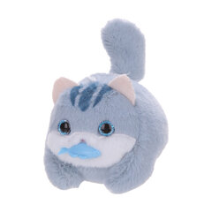 Игрушка пищалка мягкая заводная &laquo;Кот с рыбой&raquo;, 7,5 см, ассорти 2 цвета, WOOZOO (ВУЗУ), 666194