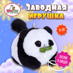 Игрушка пищалка мягкая заводная &laquo;Панда&raquo;, высота 11 см, WOOZOO (ВУЗУ), 666197