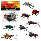 Игровой набор Фигурки животных "Насекомые", 5 см, "В мире животных", 8 видов, 1TOY, Т10499