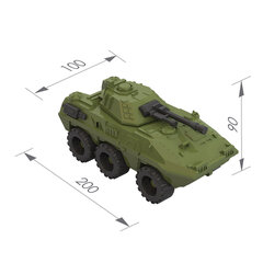 Военная машина игрушечная БМП &laquo;Скорпион&raquo;, пластиковая, 20&times;10&times;9 см, НОРДПЛАСТ