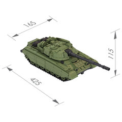 Танк игрушечный &laquo;Барс&raquo;, пластиковый, 42,5&times;16,5&times;11,5 см, НОРДПЛАСТ
