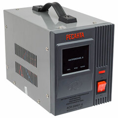 Стабилизатор РЕСАНТА АСН-2000/<wbr/>1-Ц, 2000 Вт, 140-260 В, наполный, 63/<wbr/>6/4