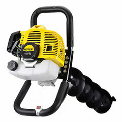 Мотобур HUTER GGD-52, 2,7 л.с., 8700 об/<wbr/>мин, объем двигателя 52 см3, 70/<wbr/>13/<wbr/>1