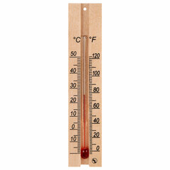 Термометр комнатный, &laquo;ДЕРЕВЯННЫЙ&raquo;, диапазон: от 0 до +50 °C, ПТЗ, ТБ-206