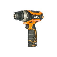 Дрель-шуруповерт аккумуляторная, 12В, 34 Нм, Li-ion 2&times;2Ач, AEG BS12C2 LI-202B, 4935448465