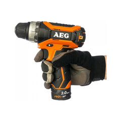 Дрель-шуруповерт аккумуляторная, 12В, 34 Нм, Li-ion 2&times;2Ач, AEG BS12C2 LI-202B, 4935448465