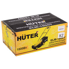 Газонокосилка сетевая HUTER ELM-1800T, 1800 Вт, 3200 об/<wbr/>мин, ширина скашивания 42 см, 70/<wbr/>4/5