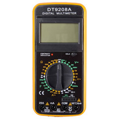 Мультиметр, цифровой ЖК дисплей, 1000 В, 32 режима работы, ТЕК (РЕСАНТА) DT 9208A, 61/<wbr/>10/<wbr/>507