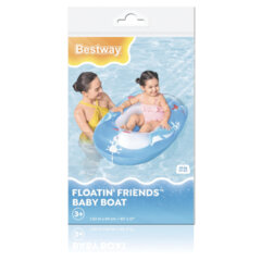 Надувная лодочка &laquo;Подводный мир&raquo; с окошком, 102&times;69 см, 3-6 лет, BESTWAY, 34037