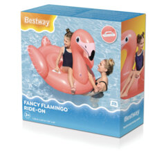 Надувная игрушка-наездник &laquo;Фламинго&raquo;, 128&times;110&times;87см, от 3 лет, BESTWAY, 41525