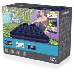 Надувной матрас 152&times;203&times;22 см с подушками и насосом, до 300 кг, BESTWAY, 67374