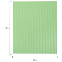 Салфетки губчатые для уборки кухни 15&times;18 см, ЦЕЛЛЮЛОЗНЫЕ, КОМПЛЕКТ 5 шт., цветные, LAIMA, 700267