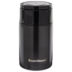 Термос 1 л для еды/<wbr/>напитков с широким горлом, BOOMHOUSE (БУМХАУС) LUNCH, нержавеющая сталь SUS304, черный, 700327