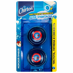 Таблетки чистящие для унитаза 2 шт. х 50 г, CHIRTON (Чиртон), &laquo;Морской Прибой&raquo;
