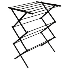 Сушилка напольная МИНИ для белья раскладная, 6 уровней, 10 метров, LAIMA HOME LADDER BLACK, 700473