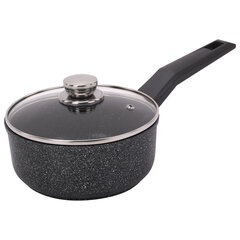 Ковш 1,6 л с крышкой и ручкой, пятислойное антипригарное покрытие, ГАРДАРИКА &laquo;Орион&raquo;, 1616-04-10