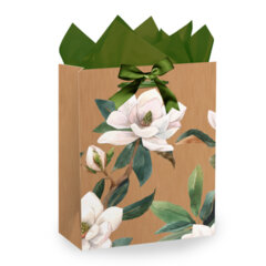 Пакет подарочный (1 штука) 18&times;10&times;23 см (M), &laquo;Flowers&raquo;, ассорти, глиттер, c тишью, ЗОЛОТАЯ СКАЗКА, 700808