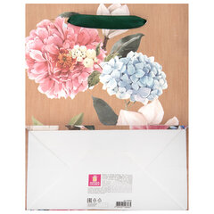 Пакет подарочный (1 штука) 18&times;10&times;23 см (M), &laquo;Flowers&raquo;, ассорти, глиттер, c тишью, ЗОЛОТАЯ СКАЗКА, 700808