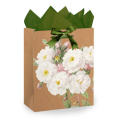 Пакет подарочный (1 штука) 18&times;10&times;23 см (M), &laquo;Flowers&raquo;, ассорти, глиттер, c тишью, ЗОЛОТАЯ СКАЗКА, 700808