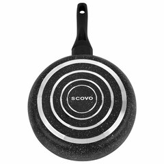 Сковорода 24 см, антипригарное покрытие, soft-touch ручка, SCOVO &laquo;Hi-Black&raquo;, HB-003