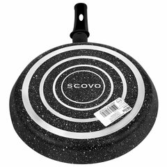 Сковорода блинная 22 см антипригарное покрытие, soft-touch ручка, SCOVO &laquo;Hi-Black&raquo;, HB-039