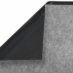 Коврик придверный 80&times;120 см, СЕРЫЙ, влаго-грязезащитный, 300 г/<wbr/>м<sup>2</sup>, мелкий рубчик, PRIMILA (ПРИМИЛА) STANDARD, 701020