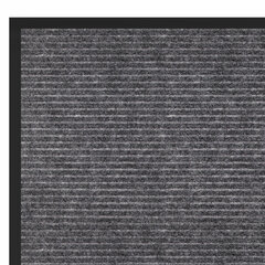 Коврик придверный 80&times;120 см, СЕРЫЙ, влаго-грязезащитный, 450 г/<wbr/>м<sup>2</sup>, ребристый, PRIMILA (ПРИМИЛА) EXTRA, 701025