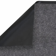 Коврик придверный 80&times;120 см, СЕРЫЙ, влаго-грязезащитный, 450 г/<wbr/>м<sup>2</sup>, ребристый, PRIMILA (ПРИМИЛА) EXTRA, 701025
