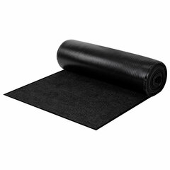 Коврик ДОРОЖКА 0,9&times;10 м, ЧЕРНЫЙ, влаго-грязезащита, 430 г/<wbr/>м<sup>2</sup>, ребристая, LAIMA EXPERT, 701042