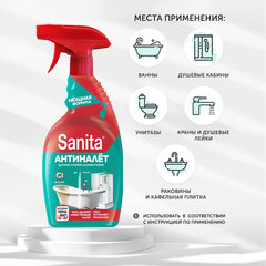Чистящее средство 500 мл, SANITA &laquo;Антиналет&raquo;, без хлора