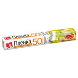 Пленка пищевая ПЭ с перфорацией отрыва, в коробке, 29 см х 50 м, 8 мкм, GRIFON