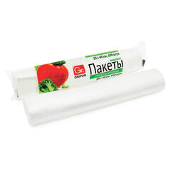 Пакеты фасовочные универсальные в рулоне, ПНД, 25&times;40 см, 5 л, 100 шт., GRIFON