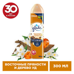 Освежитель воздуха аэрозольный 300 мл, GLADE &laquo;Восточные пряности и дерево уд&raquo;