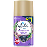 Сменный баллон 269 мл, GLADE "Безмятежная лаванда и алоэ" для автоматических освежителей