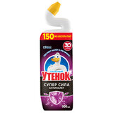 Средство для уборки туалета 900 мл, ТУАЛЕТНЫЙ УТЕНОК Супер Сила "Антиналет"