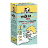 Жидкость от комаров для электрофумигатора детская 30 мл, NADZOR KIDS, без запаха