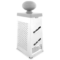 Терка 4 грани 23&times;11&times;8,5 см, белая жесть, ОЧЕНЬ УДОБНАЯ РУЧКА, BOOMHOUSE (БУМХАУС), 701857