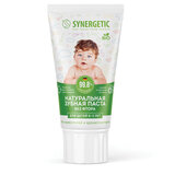 Зубная паста детская 50 г, SYNERGETIC, липа и ромашка, от 0 до 3 лет, натуральная