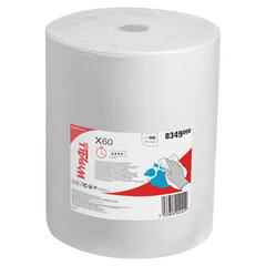 Протирочный нетканый материал KIMBERLY-CLARK Wypall X60, 650 листов в рулоне, 42&times;38 см, белый, 8349