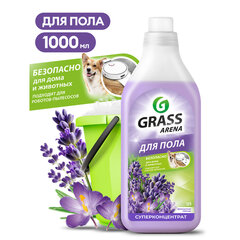 Средство для мытья пола и стен концентрат, 1 л, GRASS ARENA &laquo;Французская лаванда&raquo;, ручное / робот-пылесос