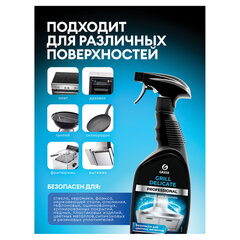 Средство чистящее от жира/<wbr/>нагара 600 мл GRASS GRILL DELICATE PROFESSIONAL, щелочное, распылитель