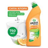 Средство для уборки сантехники и туалета дезинфицирующее 750 мл GRASS DOS-GEL "Сила цитрусов"