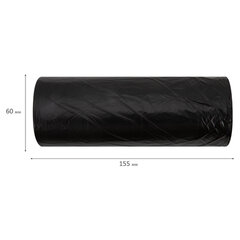 Мешки для мусора 60 л, черные, в рулоне 50 штук, ПНД 9 мкм, 58&times;68 см, серия Classic, BOOMHOUSE (БУМХАУС), 702661